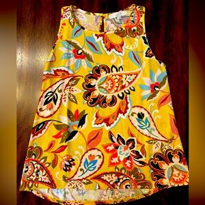 Loft sleeveless top size large